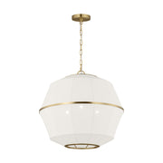 Visual Comfort EP1463 Hikari 3-lt 22" Medium Lantern Pendant - Burnished Brass