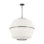 Visual Comfort EP1475 Hikari 5-lt 28" Large Chandelier - Aged Iron