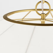 Visual Comfort EP1475 Hikari 5-lt 28" Large Chandelier - Burnished Brass