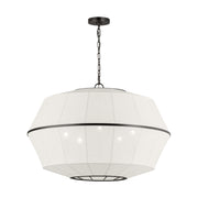 Visual Comfort EP1485 Hikari 5-lt 32" Wide Lantern Pendant - Aged Iron