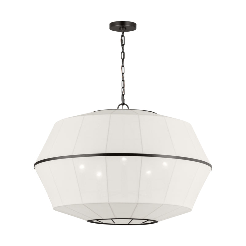 Visual Comfort EP1485 Hikari 5-lt 32" Wide Lantern Pendant - Aged Iron