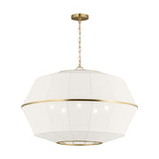 Visual Comfort EP1485 Hikari 5-lt 32" Wide Lantern Pendant - Burnished Brass