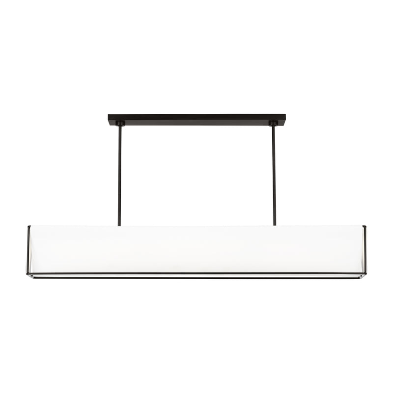 Visual Comfort KC1151 Velero 1-lt 56" LED Large Linear Chandelier - Aged Iron
