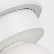 Visual Comfort KF1001 Nodes 1-lt 8" Flush Mount - Matte White