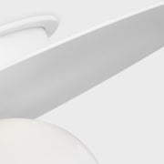 Visual Comfort KF1021 Nodes 1-lt 18" Flush Mount - Matte White