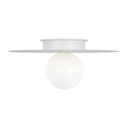 Visual Comfort KF1021 Nodes 1-lt 18" Flush Mount - Matte White