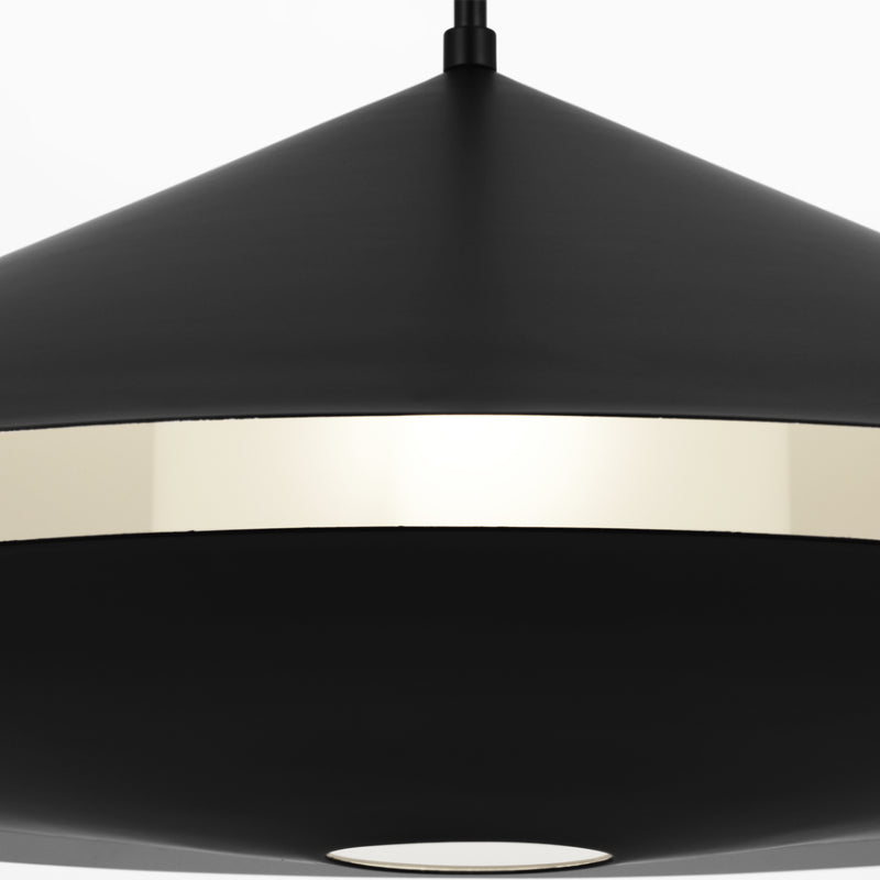 Visual Comfort KP1181 Echo 1-lt 36" Large Pendant - Midnight Black