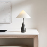 Visual Comfort KT1391 Brachion 1-lt 21" Tall Medium Table Lamp - Black Pearl