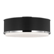 Visual Comfort LF1053 Marlowe 3-lt 18" Large Flush Mount - Polished Nickel