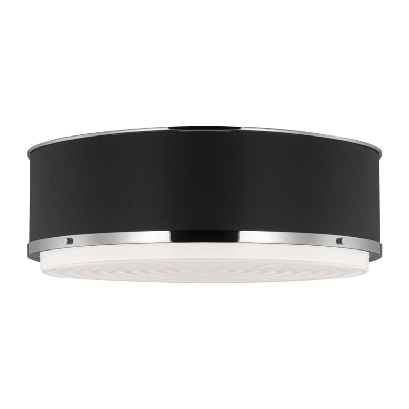Visual Comfort LF1053 Marlowe 3-lt 18" Large Flush Mount - Polished Nickel