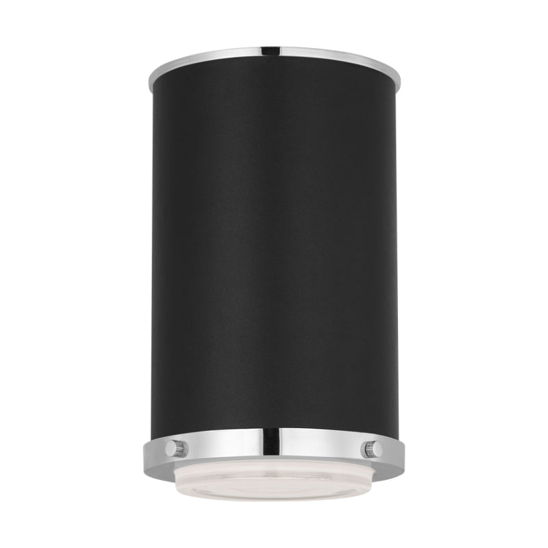 Visual Comfort LF1081 Marlowe 1-lt 5" LED Small Flush Mount - Polished Nickel