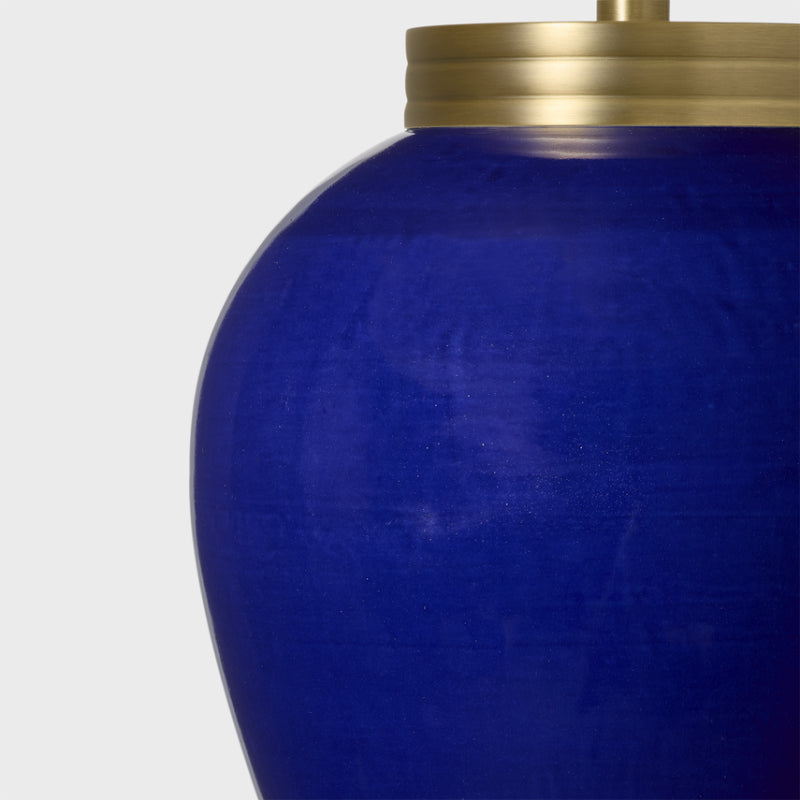 Visual Comfort LT1211 Lilian 1-lt 27" Medium Table Lamp - Crystal Cobalt