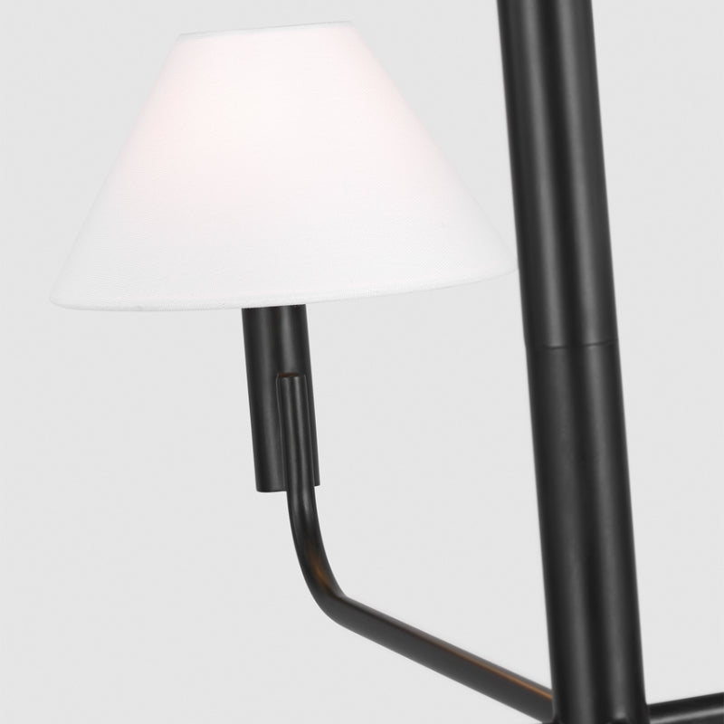 Visual Comfort SLC1014 Colfax 4-lt 35" LED Medium Chandelier - Aged Iron