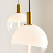 Visual Comfort SLC1036 Torian 6-lt 40" LED Extra Large Chandelier - Burnished Brass