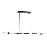 Visual Comfort SLC1059 Altair 9-lt 49" LED Large Linear Chandelier - Aged Iron