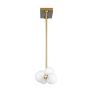 Visual Comfort SLC1059 Altair 9-lt 49" LED Large Linear Chandelier - Burnished Brass