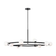 Visual Comfort SLC10612 Altair 12-lt 44" LED Extra Large Chandelier - Aged Iron