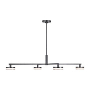 Visual Comfort SLC1084 Khan 4-lt 34" LED Large Chandelier - Aged Iron