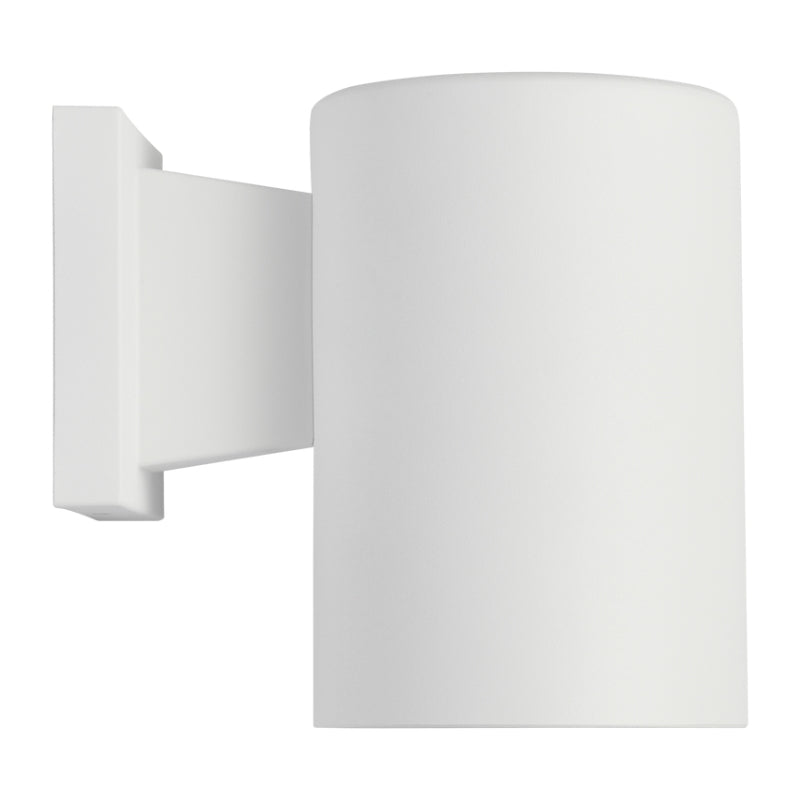 Visual Comfort SLO1141 Cylinders 1-lt 7" Outdoor Small Wall Lantern - Outdoor Textured White