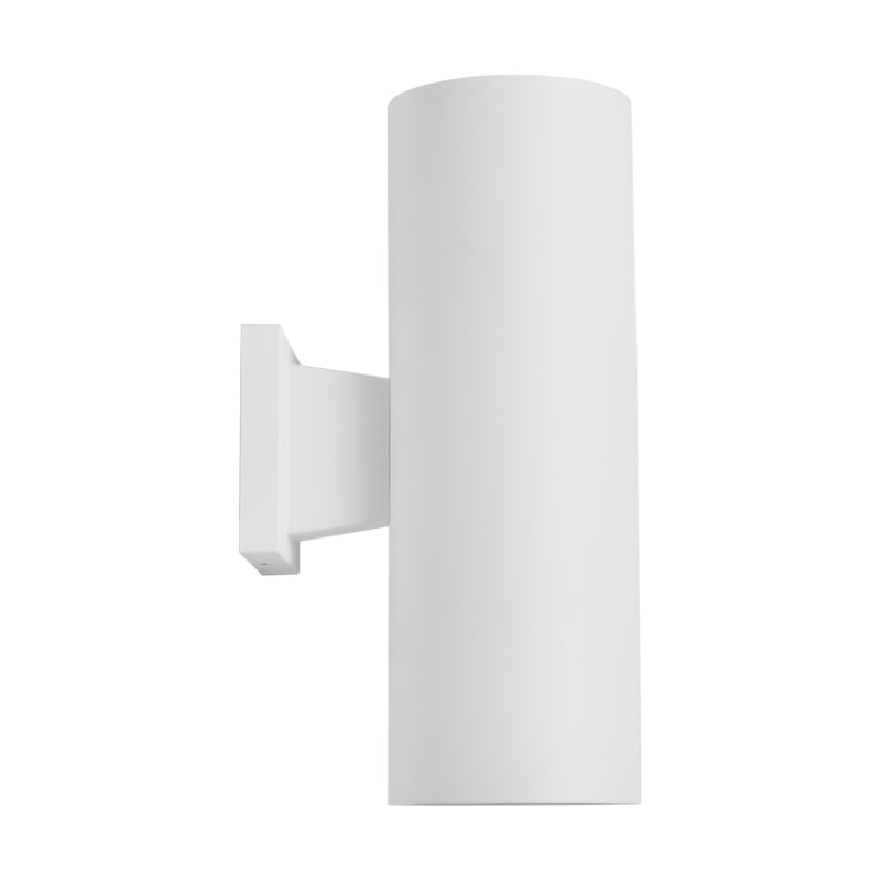 Visual Comfort SLO1152 Cylinders 2-lt 14" Outdoor Medium Wall Lantern - Outdoor Textured White