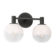 Visual Comfort SLV1002 Torian 2-lt 15" LED Vanity Light - Aged Iron