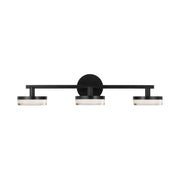 Visual Comfort SLV1013 Khan 3-lt 24" LED Vanity Light - Aged Iron