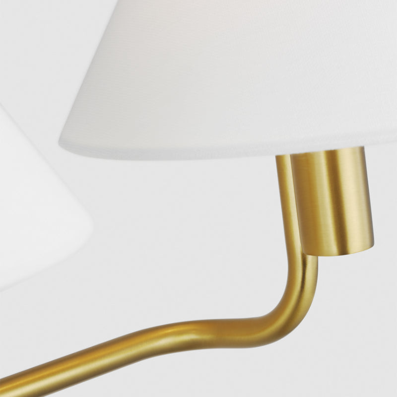 Visual Comfort SLW1023 Colfax 3-lt 29" LED Large Wall Sconce - Burnished Brass