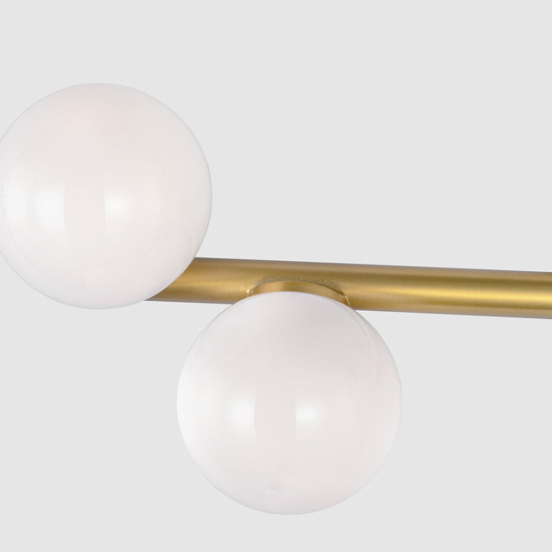 Visual Comfort SLW1055 Altair 5-lt 24" LED Vanity Light - Burnished Brass