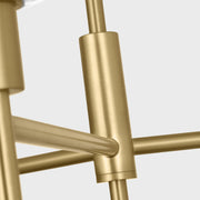 Visual Comfort TFC1143 Hartley 3-lt 24" Medium Chandelier - Burnished Brass