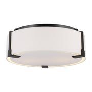 Visual Comfort TFF1002 Bergen 2-lt 14" Medium Flush Mount - Aged Iron