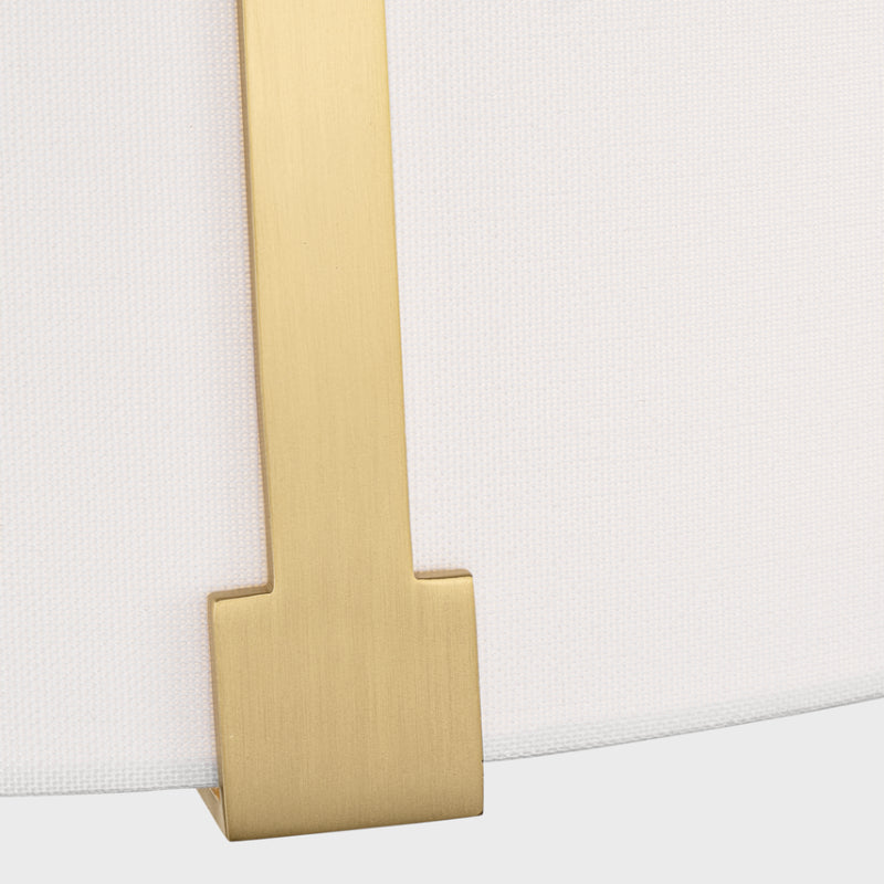 Visual Comfort TFF1002 Bergen 2-lt 14" Medium Flush Mount - Burnished Brass