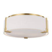 Visual Comfort TFF1002 Bergen 2-lt 14" Medium Flush Mount - Burnished Brass