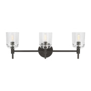 Visual Comfort TFV1003 Hartley 3-lt 24" LED Vanity Light - Aged Iron