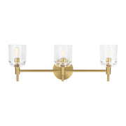 Visual Comfort TFV1003 Hartley 3-lt 24" LED Vanity Light - Burnished Brass