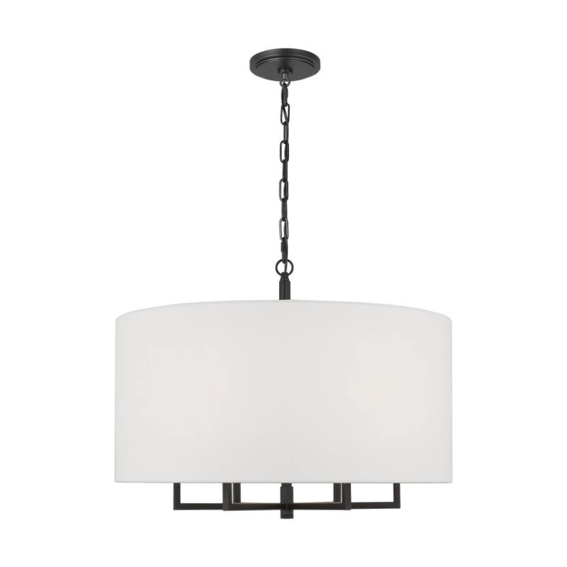 Visual Comfort TC1206 Danica 6-lt 25" LED Large Chandelier - Aged Iron