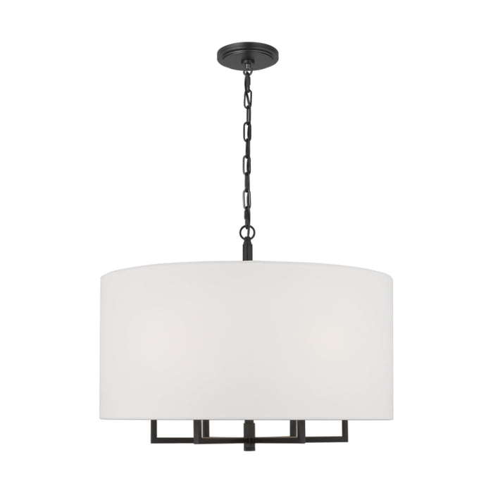 Visual Comfort TC1206 Danica 6-lt 25" LED Large Chandelier - Aged Iron