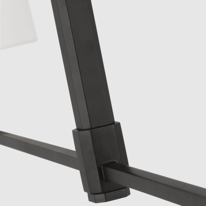 Visual Comfort TC1212 Danica 2-lt 50" LED Large Linear Chandelier - Aged Iron