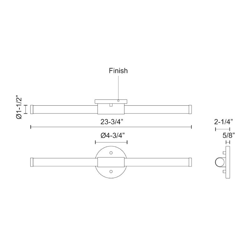 Kuzco VL18524 Akari 24" LED Vanity