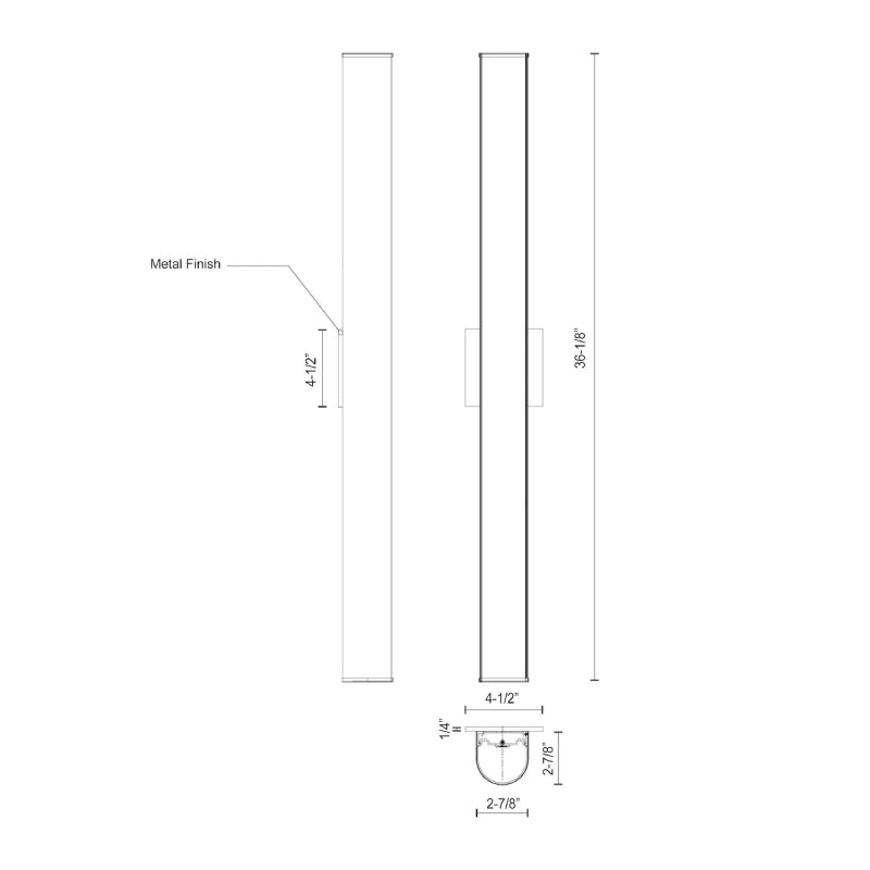Kuzco VL61236 Longitude 36" LED Vanity