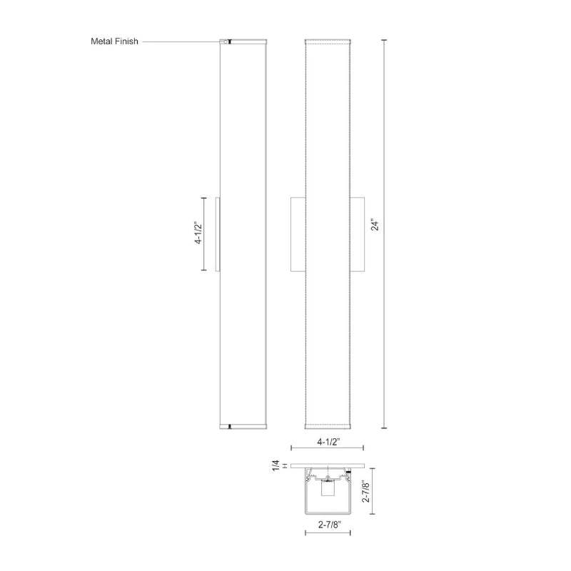 Kuzco VL62224 Jane 24" LED Vanity