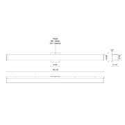 Kuzco VL62248 Jane 1-lt 48" LED Vanity Light