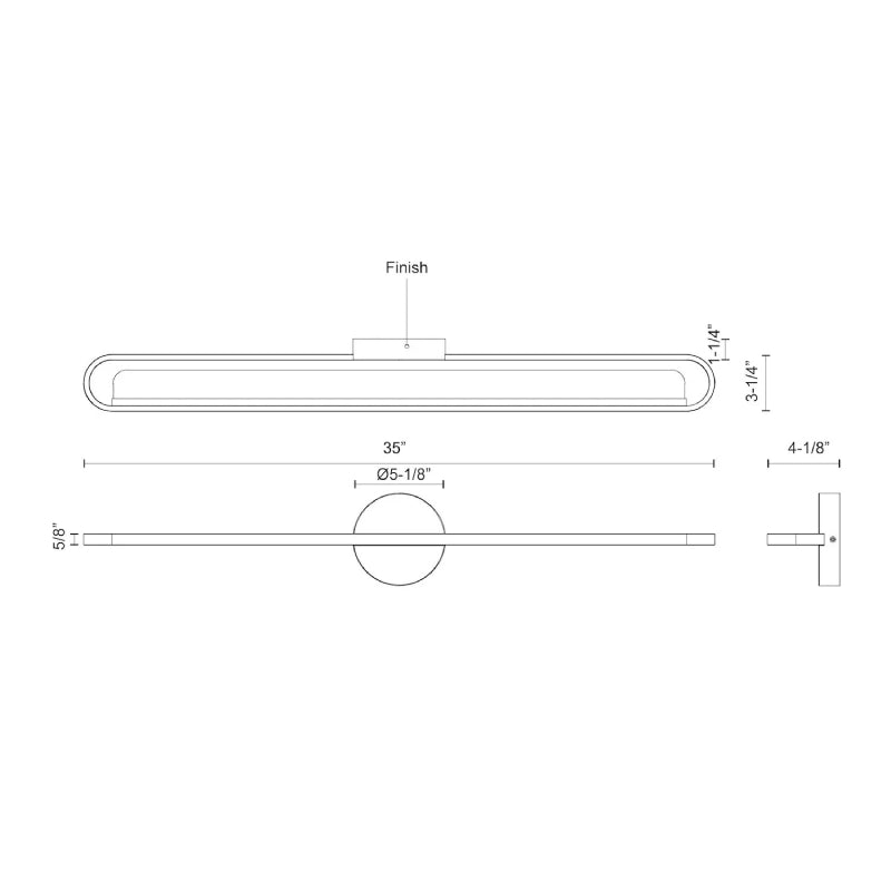 Kuzco VL63736 Marlon 35" LED Vanity