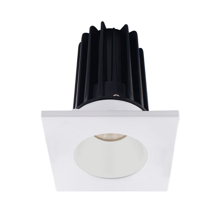 Lotus LED-2-S15W Designer 2" 15W LED Square Recessed Downlight, 5CCT Selectable - White/White