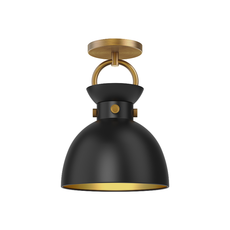 Alora Mood SF411309 Waldo 1-lt 9" Semi Flush Mount