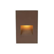 WAC WL-LED200F LEDme 3" LED Step Light, 277V, Amber-Bronze