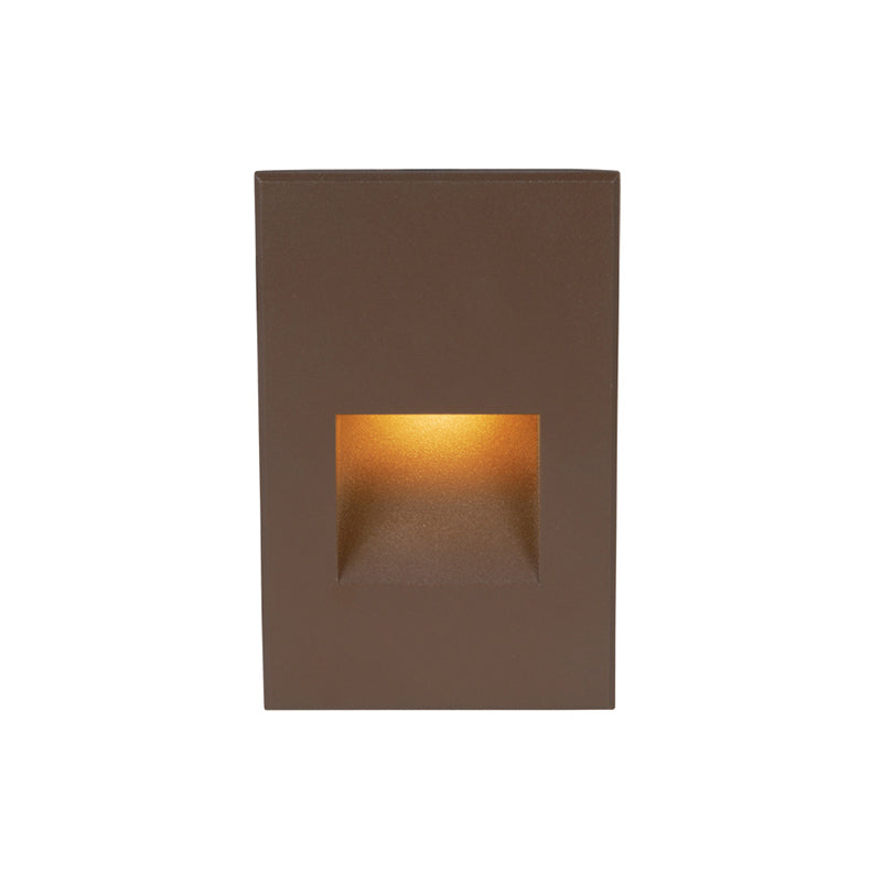 WAC WL-LED200F LEDme 3" LED Step Light, 277V, Amber-Bronze