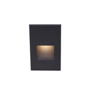 WAC WL-LED200F LEDme 3" LED Step Light, 277V, Amber-Black