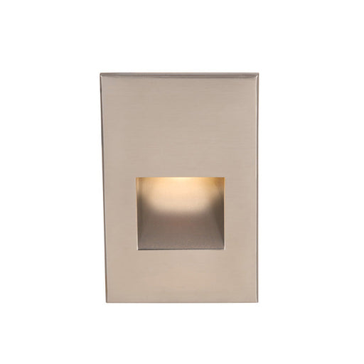 WAC WL-LED200 LEDme 3" LED Step Light, 120V, Blue - Brushed Nickel