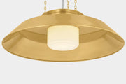 Hudson Valley 8832 Woodrow 1-lt 32" Pendant - Aged Brass