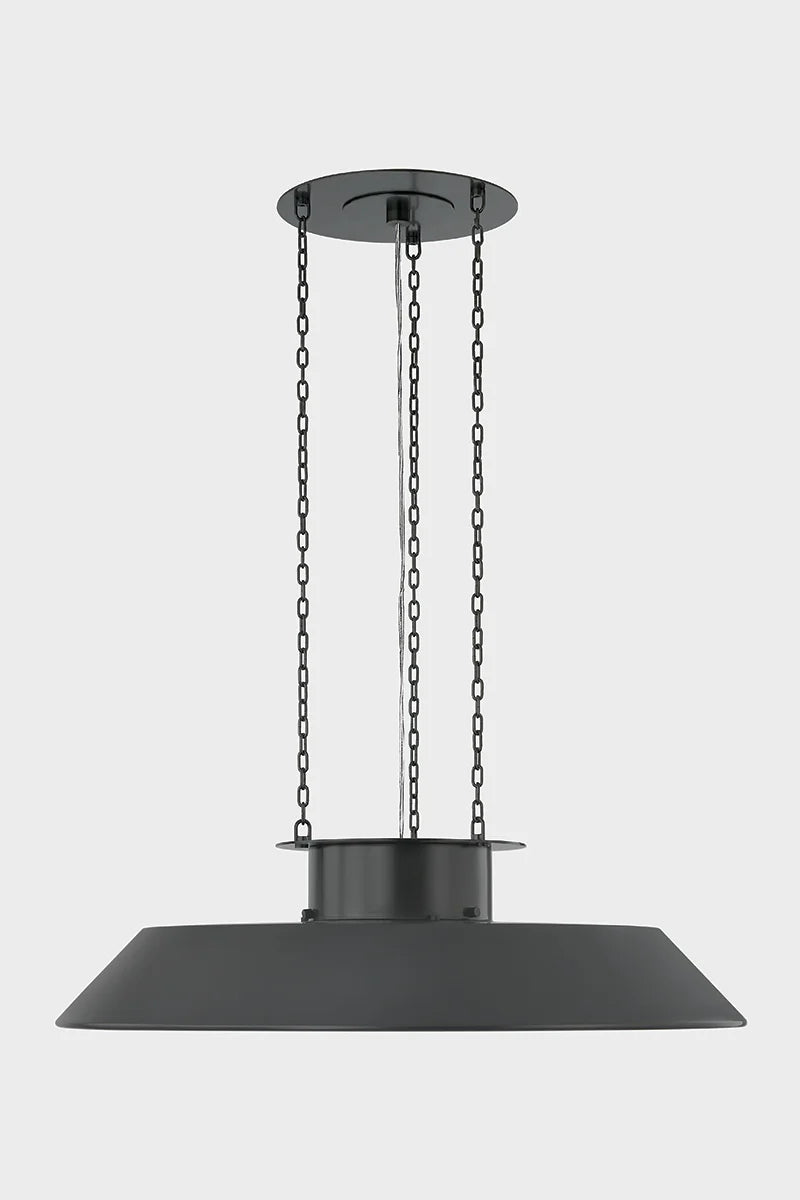 Hudson Valley 8832 Woodrow 1-lt 32" Pendant - Distressed Bronze